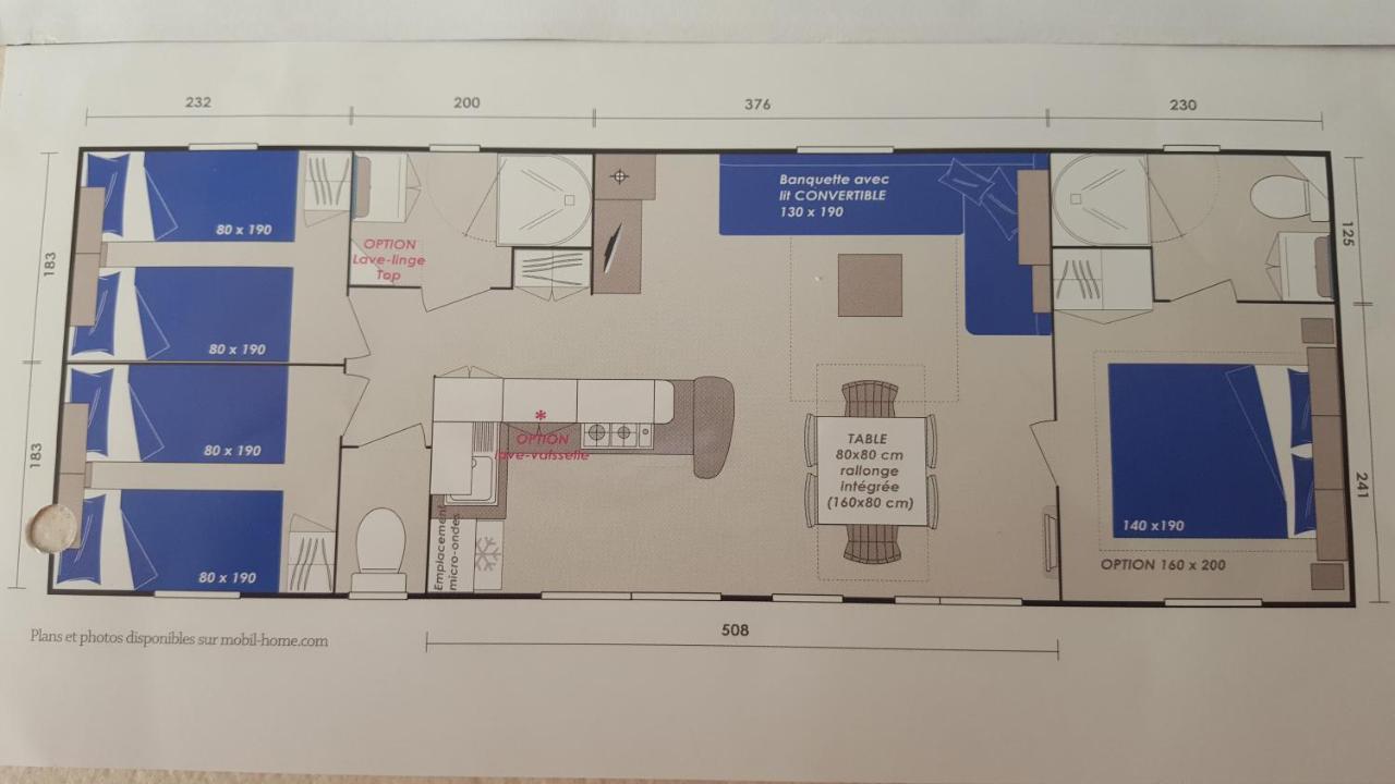 Agreable Mobilhome 6 - 8 Places Saint-Brevin-les-Pins Exterior foto
