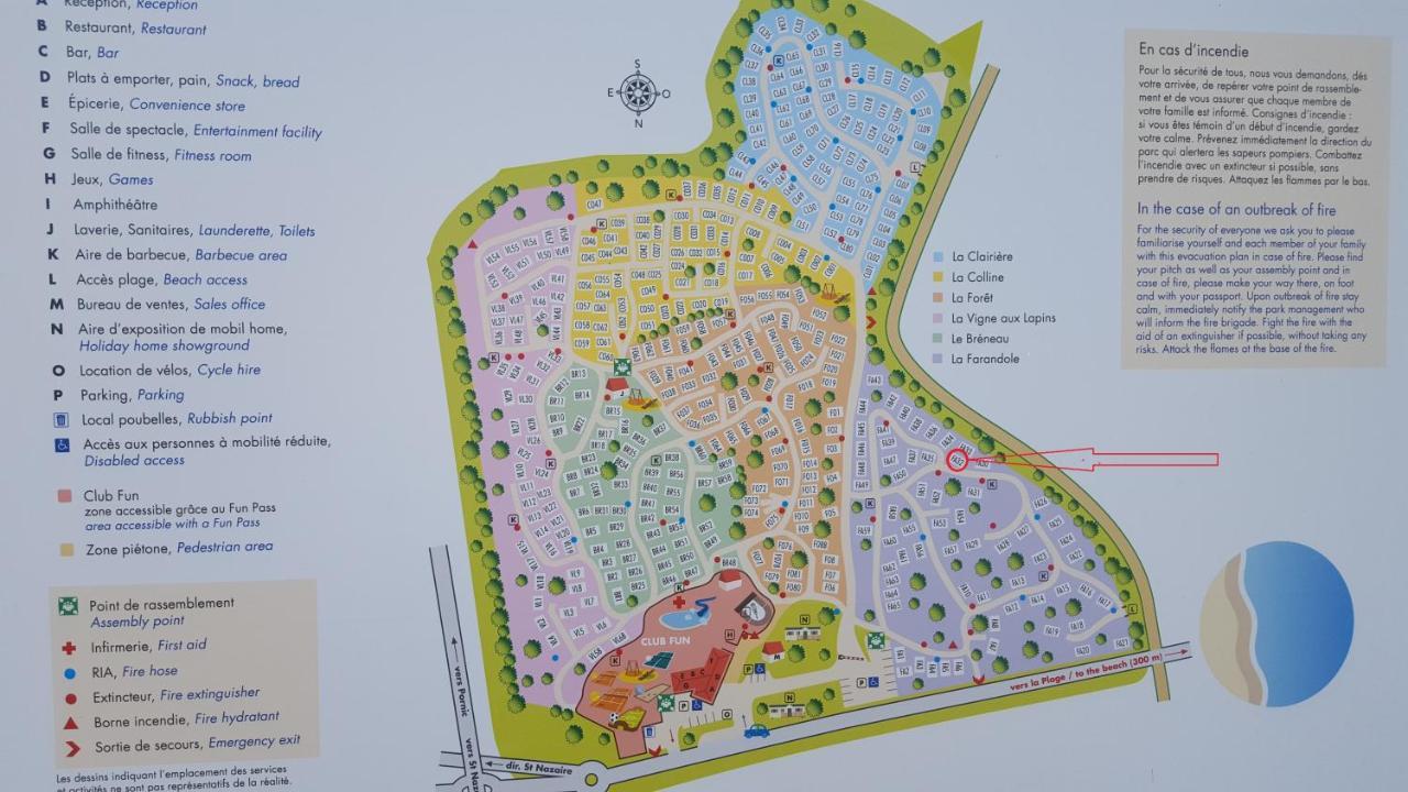 Agreable Mobilhome 6 - 8 Places Saint-Brevin-les-Pins Exterior foto